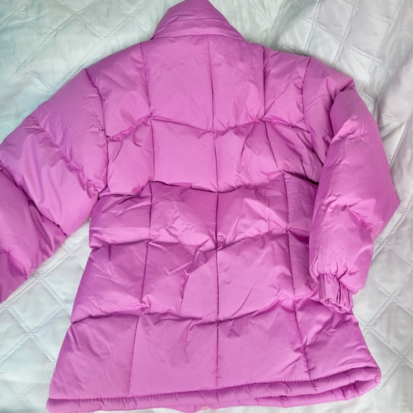 🎁CLEARANCE🎁 BEVERLY HILLS PRINCESS Fuchsia PUFFER Coat, NWOT Size 7 - Picture 3 of 8